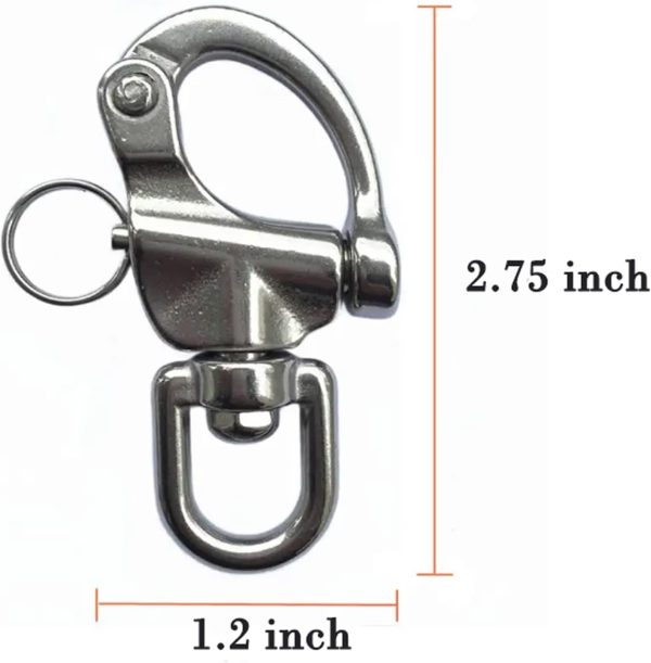 316 Stainless Steel Sailing Rigging Shackles by GaiRen-4
