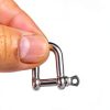 Generic Stainless Steel Mini D Shackle Dog Tag-6