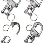 316 Stainless Steel Snap Shackle Sailing Halyard DOPENSPI-0