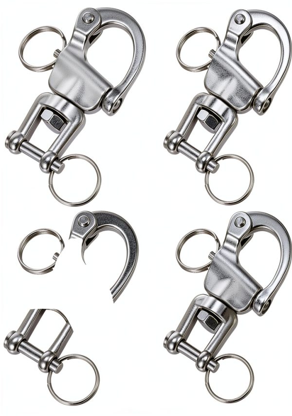316 Stainless Steel Snap Shackle Sailing Halyard DOPENSPI-0