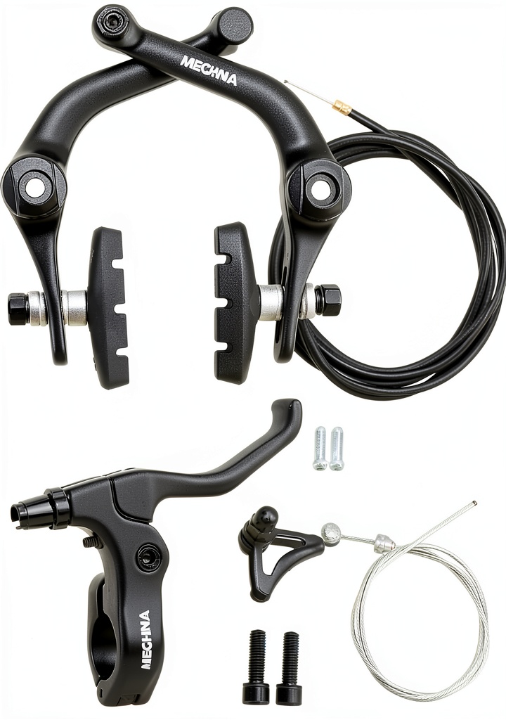 Installing ZUKKA Bike Brake Levers Aluminum U-Shaped on a wooden desk