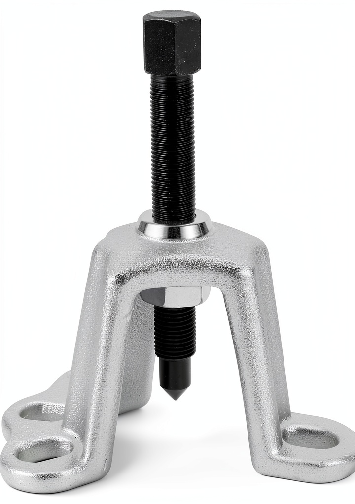 Installing Axle Front Hub Puller KUNTEC Heat Treated Steel on a wooden workbench