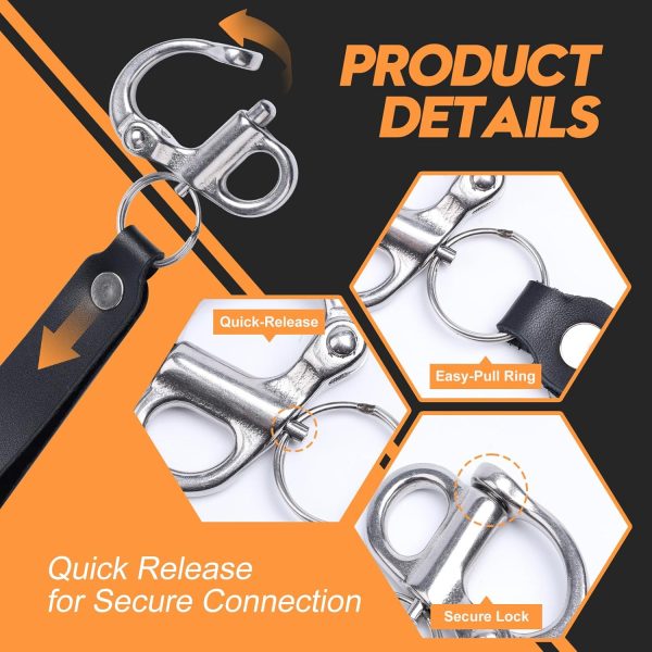 RiaYer Quick Release Shackle 2inch Stainless Steel-1