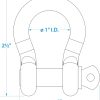 Sailing Rigging Shackles by Seachoice One Size-5