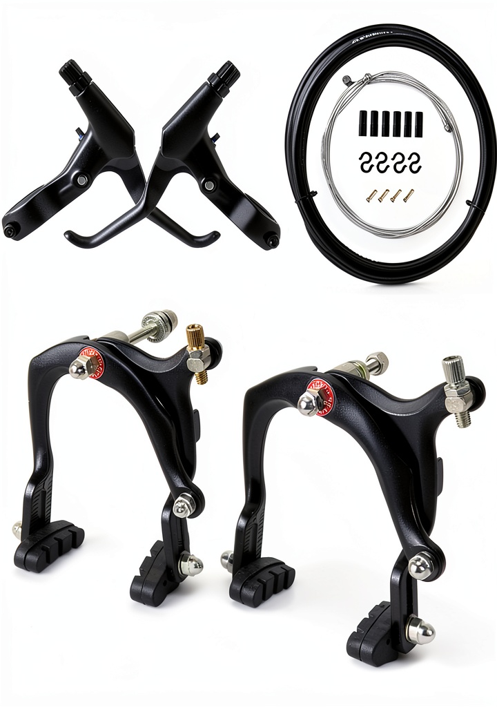 Mimoke brake lever set installed on a mountain bike