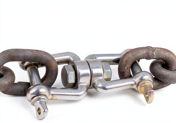 316 Stainless Steel Double Shackle Swivel for Boat-6