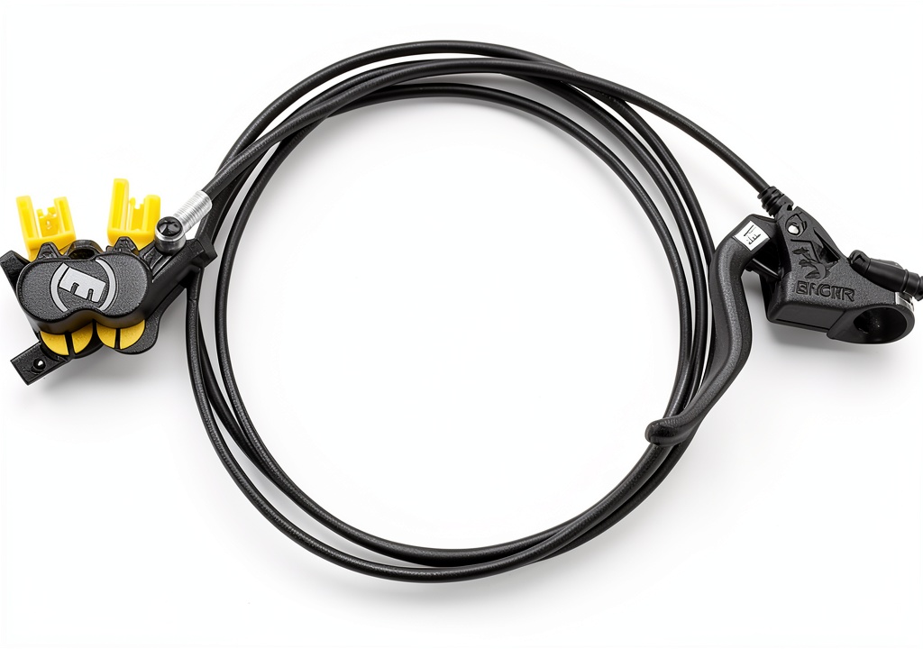 Magura aluminum brake lever installed on a mountain bike