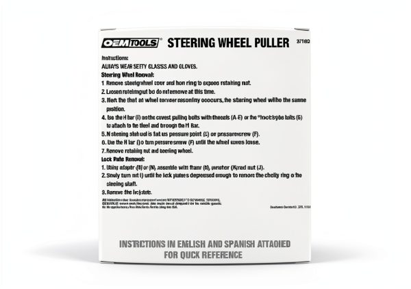 OEMTOOLS Steering Wheel Puller Tool Set-5