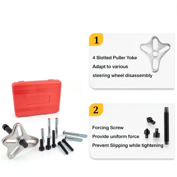 Syizyen Steering Wheel Puller Tool Kit-4
