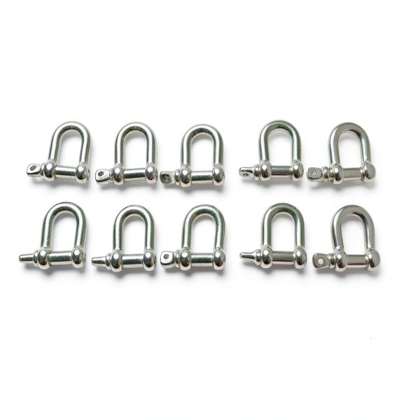 Generic Stainless Steel Mini D Shackle Dog Tag-4