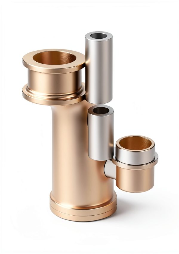 NICECNC Control Arm Bushing Kit Brass and Steel-0