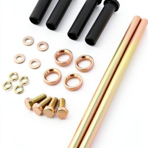 Qagea Front Lower A-Arm Bushings Shaft with Urethane & Alloy Steel-0