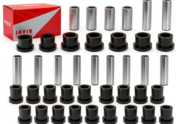 JAVIK Club Car DS Shock Bushing Kit 12 A‑Arm & Leaf Spring Set for-0
