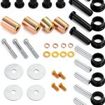 Rear Left and Right A-Arm Bushing Shafts Kit Replacement for Polaris Sportsman 400 450 500 600 700 800 Replace # 5020826 5434548 5434551 5133806 5434550-0