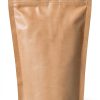 Kraft Paper Stand Up Coffee Bag Pouch EverPack 250g Zip Lock Valve-4