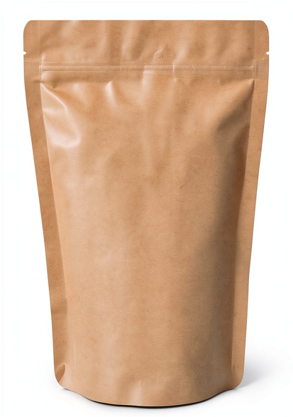 Kraft Paper Stand Up Coffee Bag Pouch EverPack 250g Zip Lock Valve-4