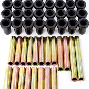 MOTOKU Front and Rear Upper Lower A Arm Shaft Bushings for Polaris Ranger 500 700 800 900, Suspension Control A-Arm Bushing Kit-0