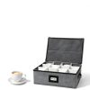 Mug Storage Box HURZMORO Gray Hard Shell with 12 Compartments-3