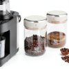 Coffee Bean Storage Container 2 Pack 37oz Glass Airtight with Scoop-5