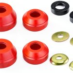 (Pair) Front Suspension Radius Arm Bushing Kit for Bronco Ranger Ford F-150 F-250 F-350 Explorer Mazda B2300 B3000 B4000 Navajo-0