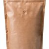 Kraft Paper Stand Up Coffee Bag Pouch EverPack 250g Zip Lock Valve-0