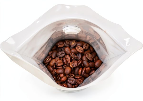 Kraft Paper Stand Up Coffee Bag Pouch EverPack 250g Zip Lock Valve-3