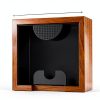 Rosewood Espresso Knock Box KNODOS – Shock Bar & Non‑Slip Base 7×7×3in-2
