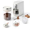 Coffee Bean Storage Container 2 Pack 37oz Glass Airtight with Scoop-3