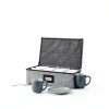 Mug Storage Box HURZMORO Gray Hard Shell with 12 Compartments-6
