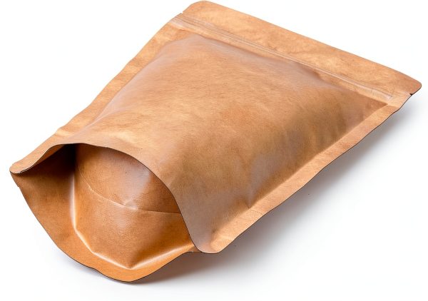 Kraft Paper Stand Up Coffee Bag Pouch EverPack 250g Zip Lock Valve-5