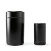Mini Airtight Storage Container nugbuddy - 100ml Black Insulated Jar-5