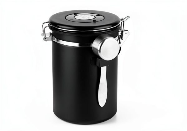 Ohtomber Coffee Canister - 22oz Stainless Steel Airtight Storage with-5