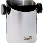 De'Longhi Knock Box for Coffee Grounds – Stainless Steel 4‑inch Silver-0