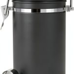 Coffee Gator Coffee Canister 22oz Gray Airtight Steel Date Tracker-0