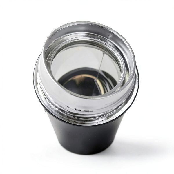 Mini Airtight Storage Container nugbuddy - 100ml Black Insulated Jar-2