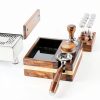 Coffee Bean Storage Tubes KNODOS 10‑Piece Dosing Set with Wood Stand-6