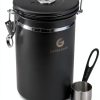 Coffee Gator Coffee Canister 22oz Gray Airtight Steel Date Tracker-9