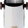 De'Longhi Knock Box for Coffee Grounds – Stainless Steel 4‑inch Silver-1