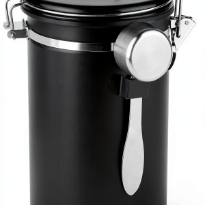 Ohtomber Coffee Canister - 22oz Stainless Steel Airtight Storage with-0