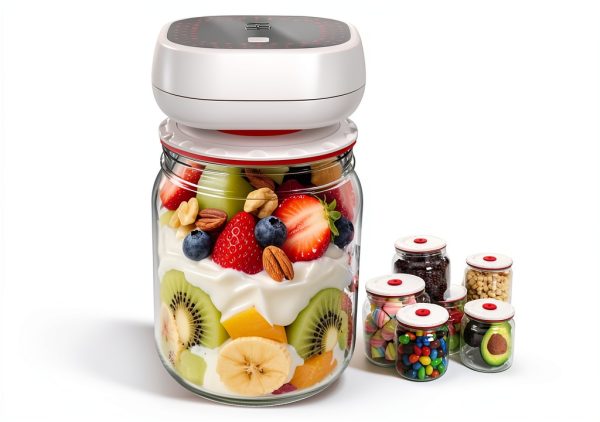 Electric Mason Jar Vacuum Sealer Kit Beatish 60kPa Auto‑Stop 6 Lids-0